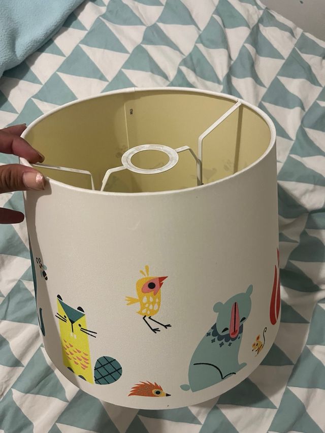Pantalla de lámpara infantil animales