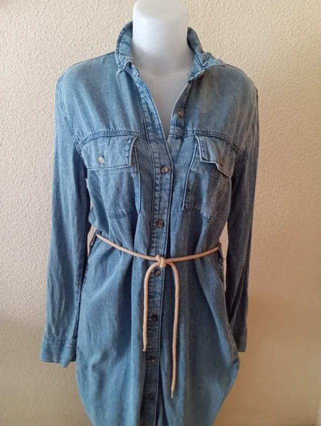 Vestido vaquero mujer talla única