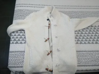 Trenka blanca de punto