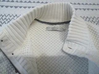 Trenka blanca de punto