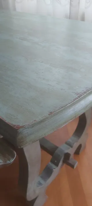 Mesa redonda abatible 130 cm madera