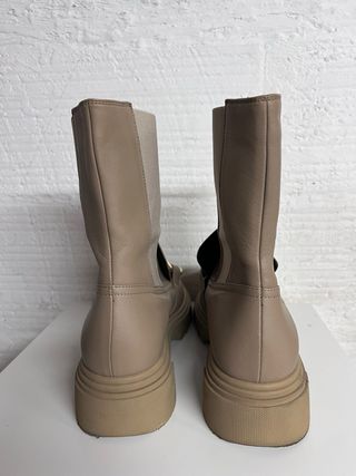 Botín Jeannot Beige Piel Talla 39
