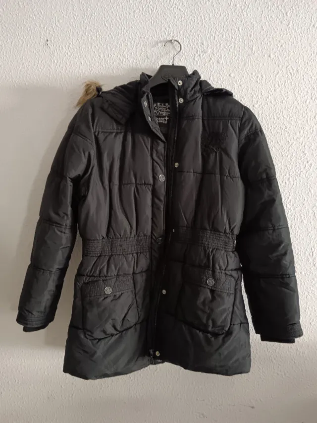 Chaqueta acolchada negra