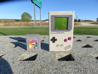 Nintendo Game Boy 01 Beige/Gris + Juego de F1