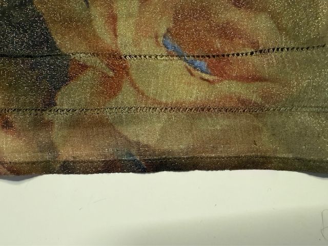 Sciarpa artigianale con motivo