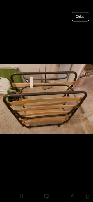 Rete pieghevole letto