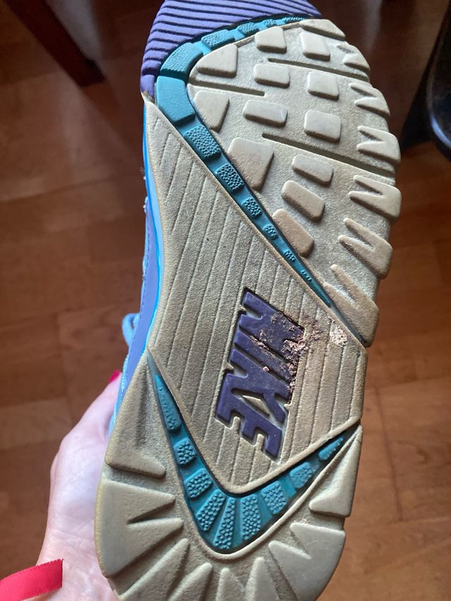 Nike Air Zapatillas Azules y Moradas