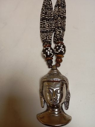 Collar Tibetano Buda Plata