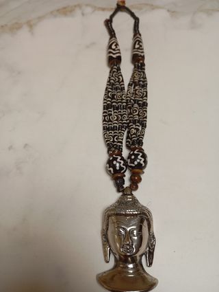 Collar Tibetano Buda Plata