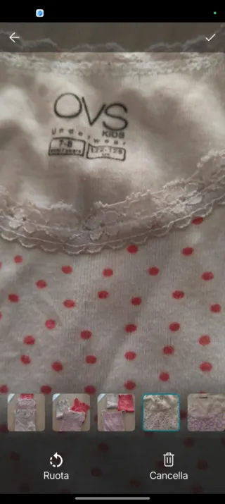 Quattro canotte bimba cotone 7-8 anni