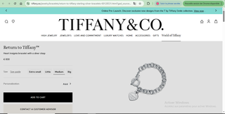 Pulsera Tiffany & Co. como nueva