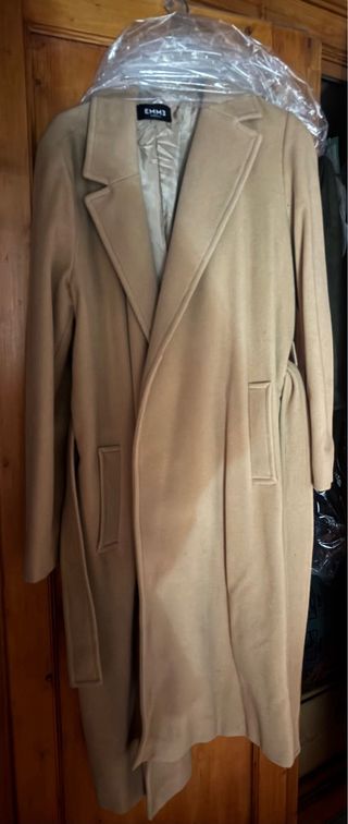Cappotto Emme Marella 80% Lana Beige