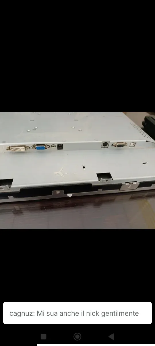 Monitor Nero/Argento