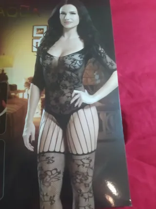 Mono encaje negro talla única