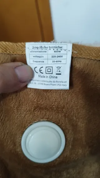 Scaldino elettrico rettangolare Borella