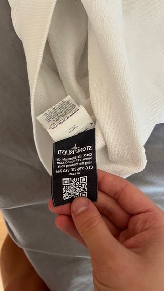 Stone Island Sudadera Blanca