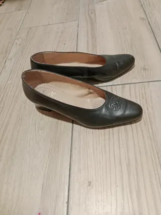 Zapatos Piel Talla 38 Bajo Tacón