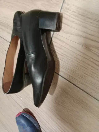 Zapatos Piel Talla 38 Bajo Tacón