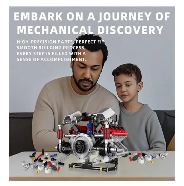 Bloques de construcción motor V8