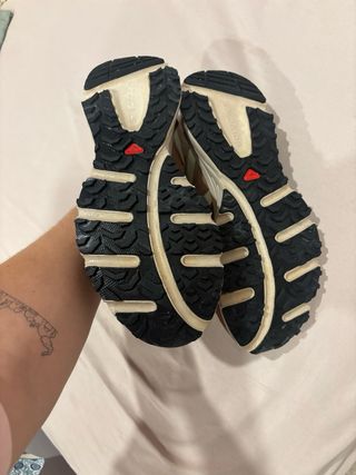 Zapatillas Salomon Deportivas Beige y Marrón