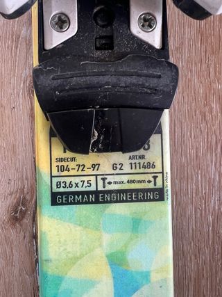 Esquís Freestyle 104cm