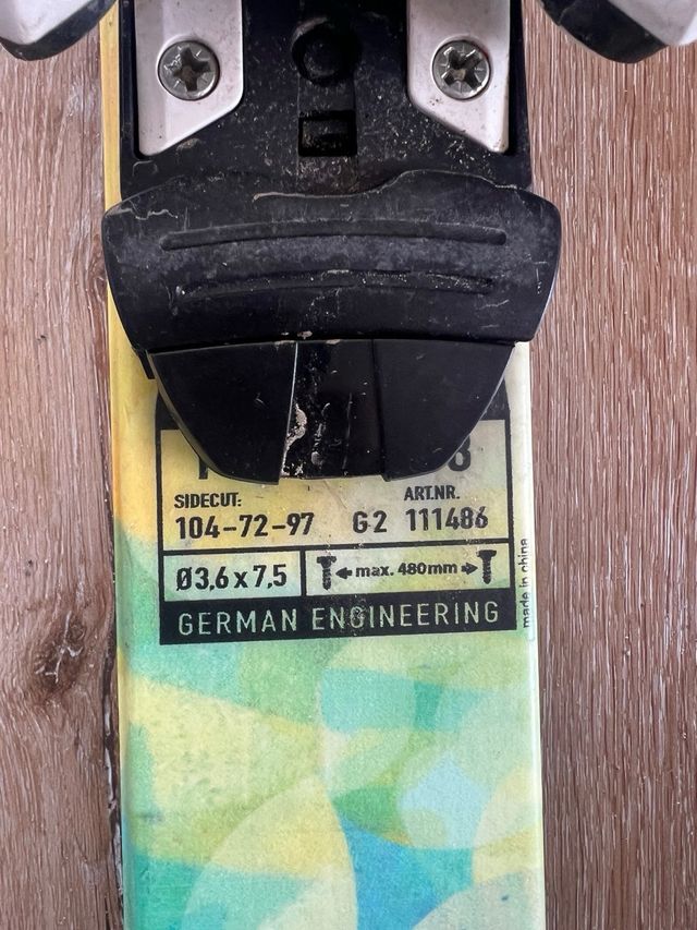 Esquís Freestyle 104cm