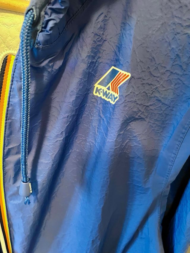 K-Way Giacca Blu Taglia M