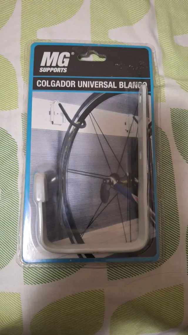 Colgador Bicicleta Universal Blanco