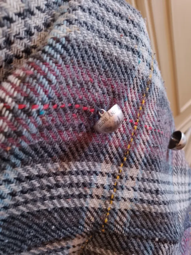 Giacca scozzese doppio petto tg M