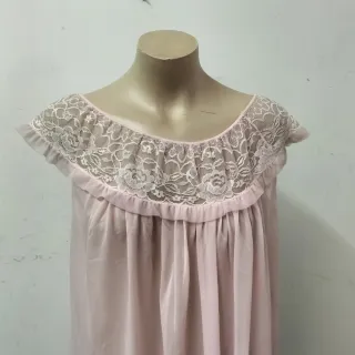 Camisón vintage encaje rosa