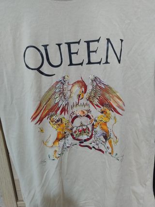Camiseta Queen Beige Multicolor