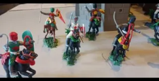 Lotto soldatini medievali vintage no Timpo