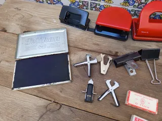 Lote Utensilios Vintage Oficina