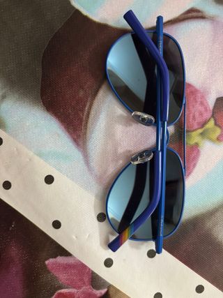 Gafas Polaroid Espejo Azul Niño con funda