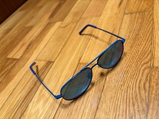 Gafas Polaroid Espejo Azul Niño con funda