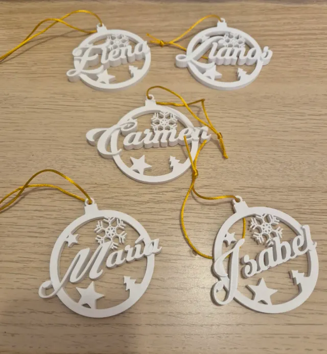 Adornos Navideños Personalizados