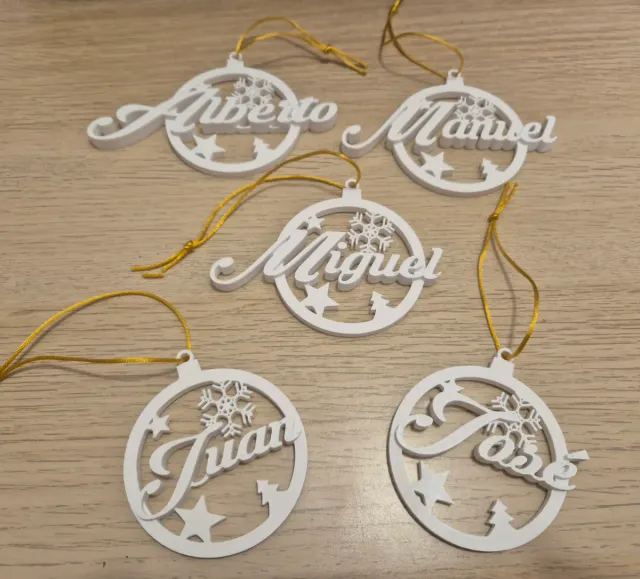 Adornos Navideños Personalizados