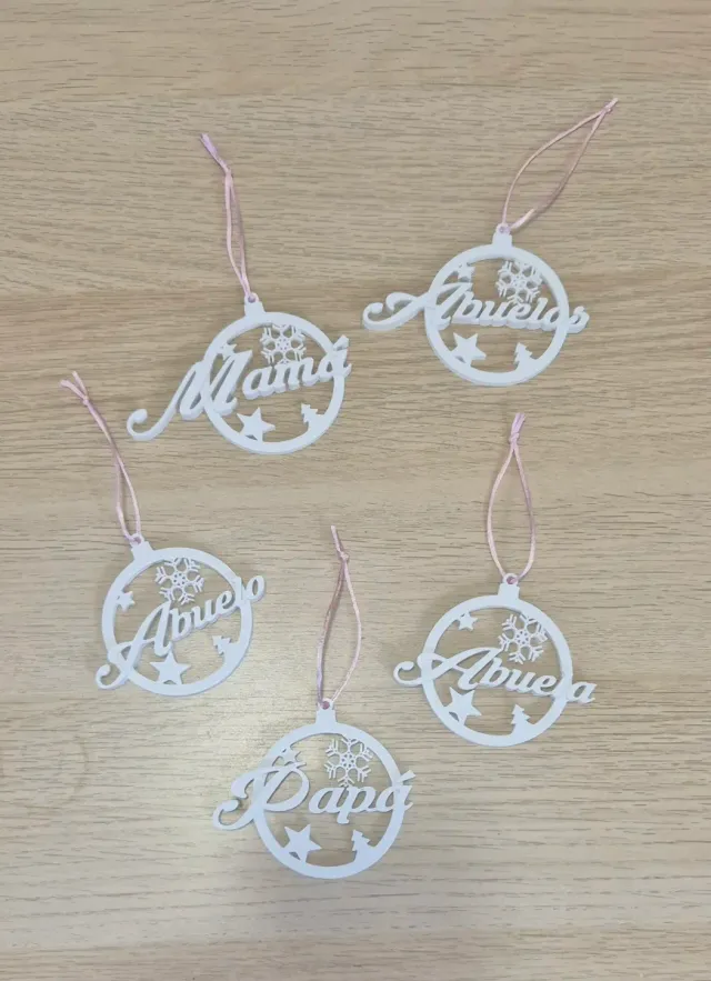 Adornos Navideños Personalizados