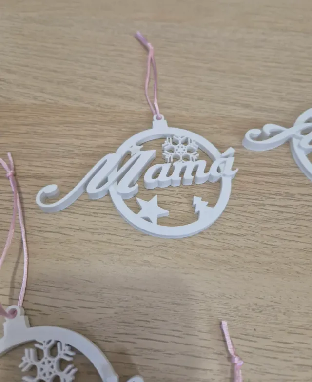 Adornos Navideños Personalizados