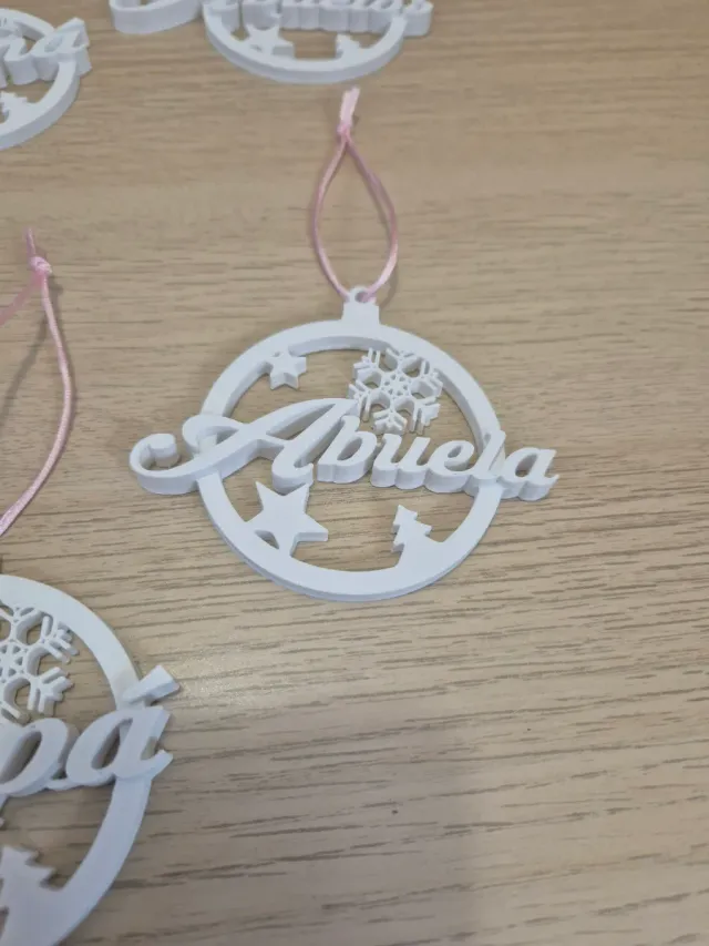 Adornos Navideños Personalizados