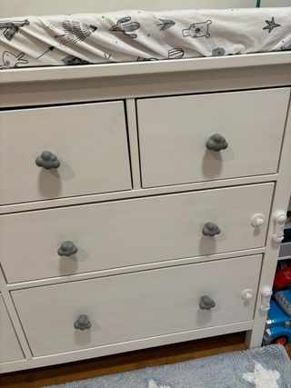 Cómoda Ikea Hemnes 8 cajones blanca
