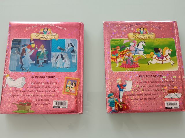 n. 2 Libri per bambini "piccole principesse"