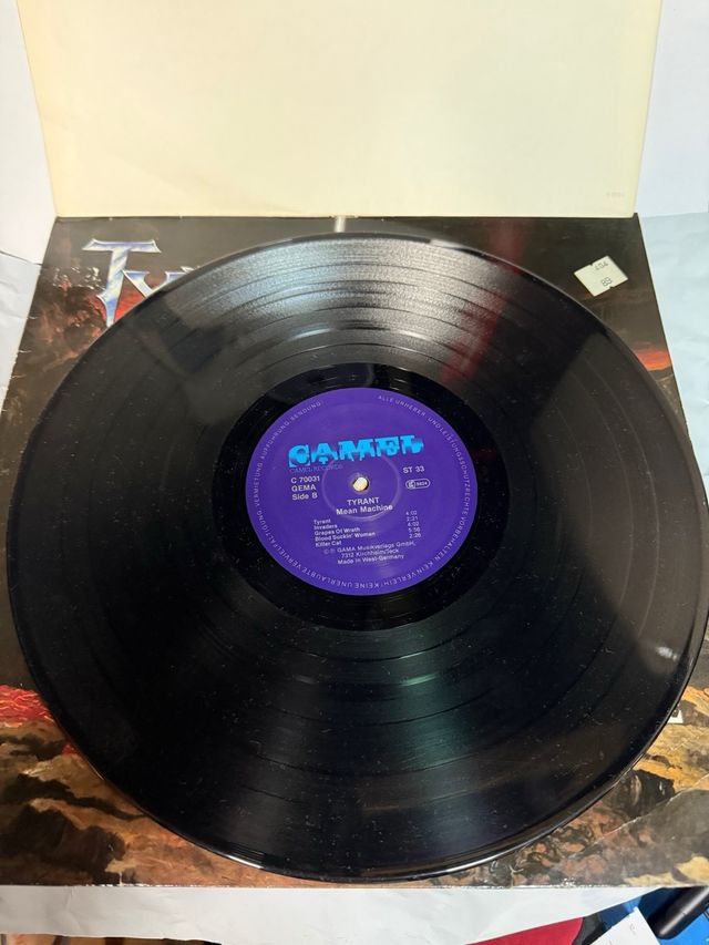 LP Tyrant Mean Machine vinile 1984