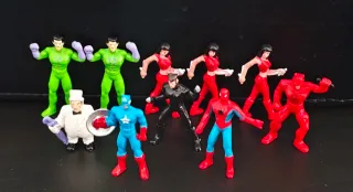 10 Figuras Superhéroes Marvel y DC