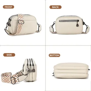 Bolso bandolera mujer piel sintética