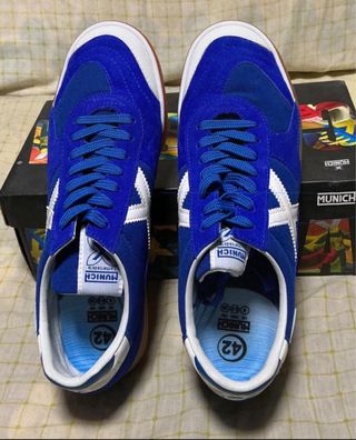 Zapatillas Munich Gresca T42 Azul/Blanco