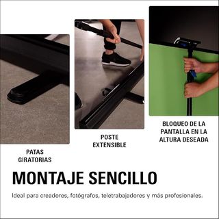 Pantalla Croma Verde Portátil