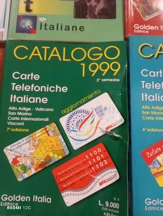 Cataloghi Schede Telefoniche 1997-1999