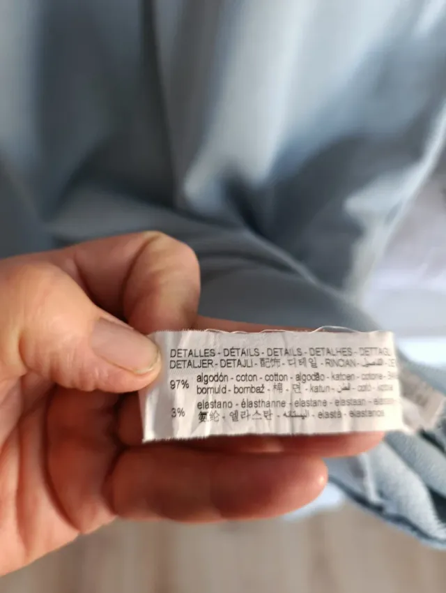 Sudadera Zara azul hombre