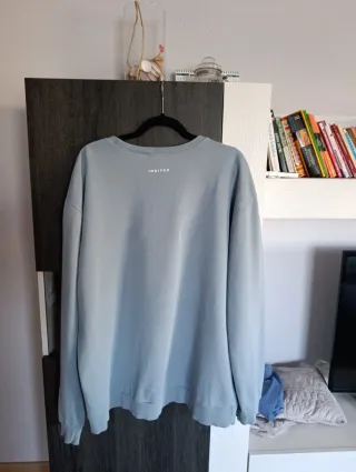 Sudadera Zara azul hombre